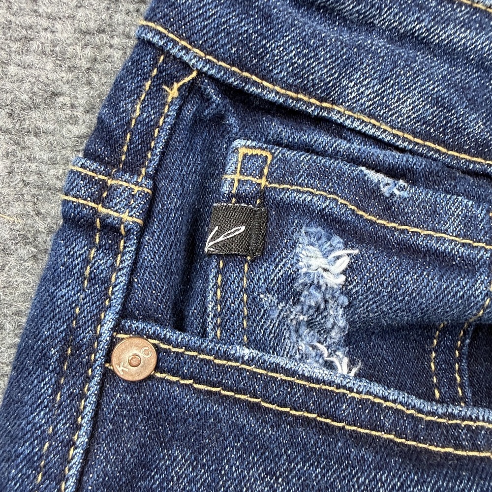 Kancan Womens Flare Jeans Size 11/29 Luke High Rise Stretch Distressed Denim - Picture 8 of 16